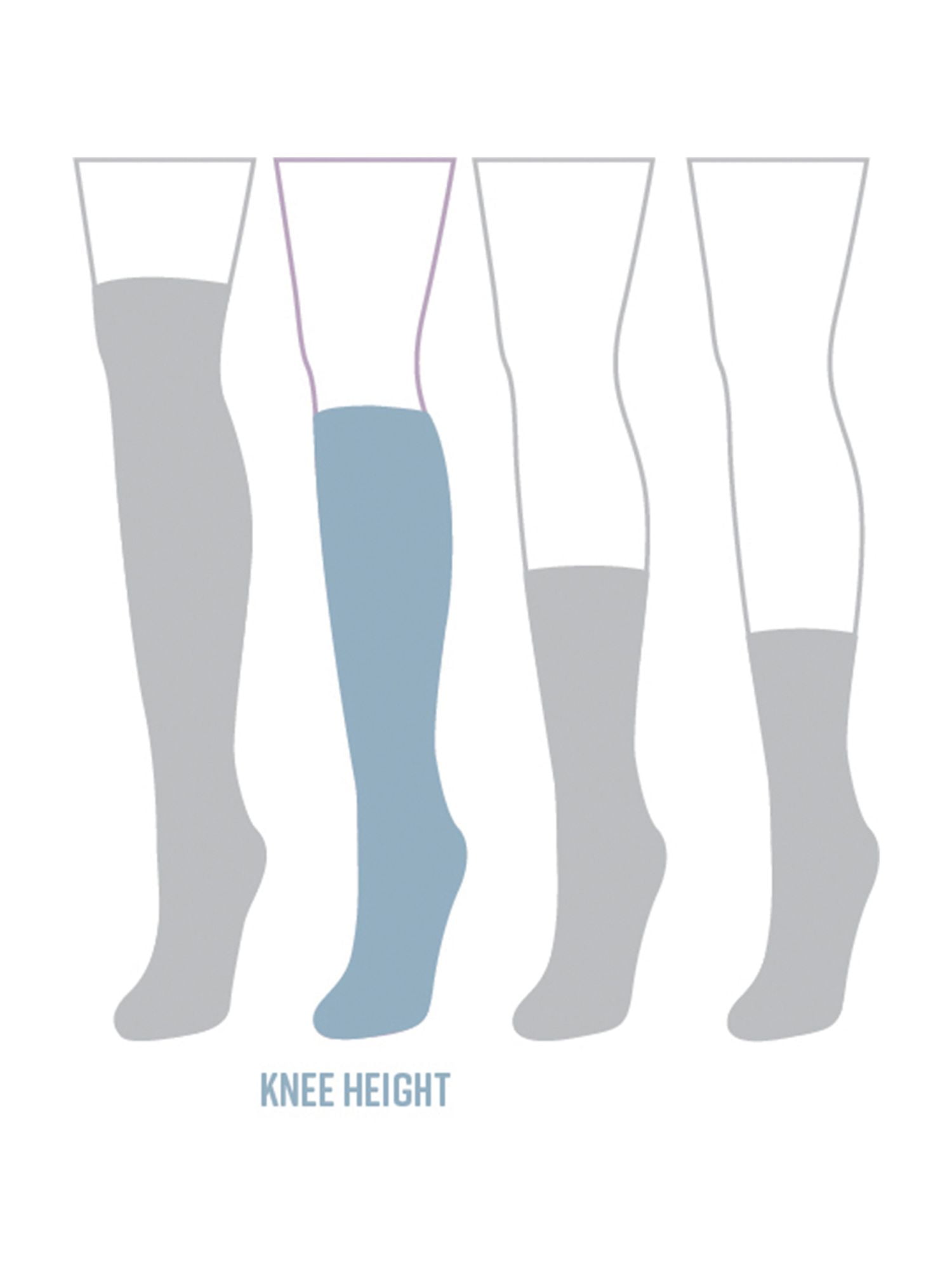 MUK LUKS Women's Microfiber Knee-High Boot Sock, 1-Pack, Size 6-11