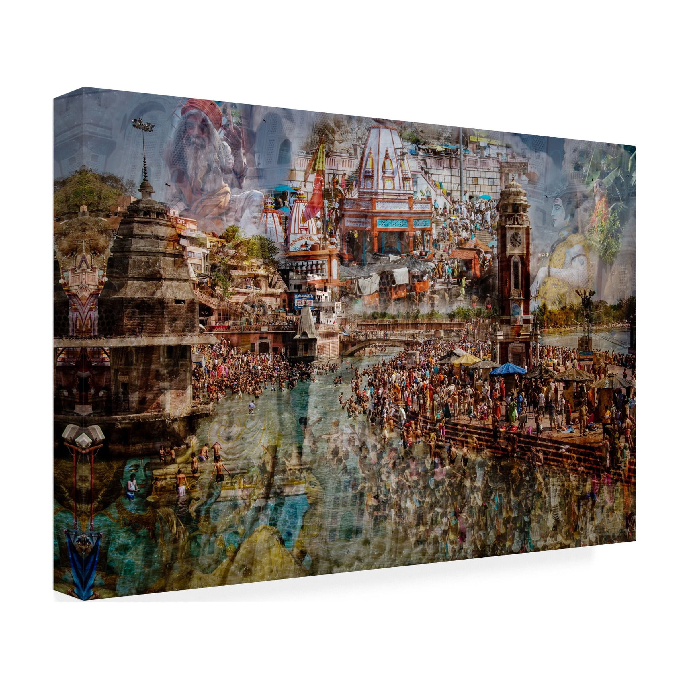 Ralf Kayser 'Holy India' Canvas Art