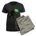 thumbnail image 5 of CafePress - Happy St Patricks Day Bigfoot Women's Dark Pajamas - Women's Short Sleeve Print T-Shirt and Pants Dark Cotton Pajama Set, 5 of 7