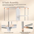 thumbnail image 4 of BAOKALER Closet Organizers and Storage, Hanging Closet Organization, Non-Woven Fabric Clothing Storage for Home Bedroom Living Room, Coffee, 4 of 16