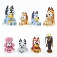 thumbnail image 1 of Muñeca de acción de la familia Blueys para niños, juguete de Anime de dibujos animados, modelo de Bingo, regalo de cumpleaños y Navidad, 4-12 piezas, 1 of 4