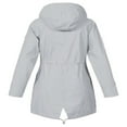 thumbnail image 2 of PENGXIANG Coupe-Vent Imperméable à Capuche Doublé pour Femmes Veste Légère Extérieure Imperméable 4TG, 2 of 3