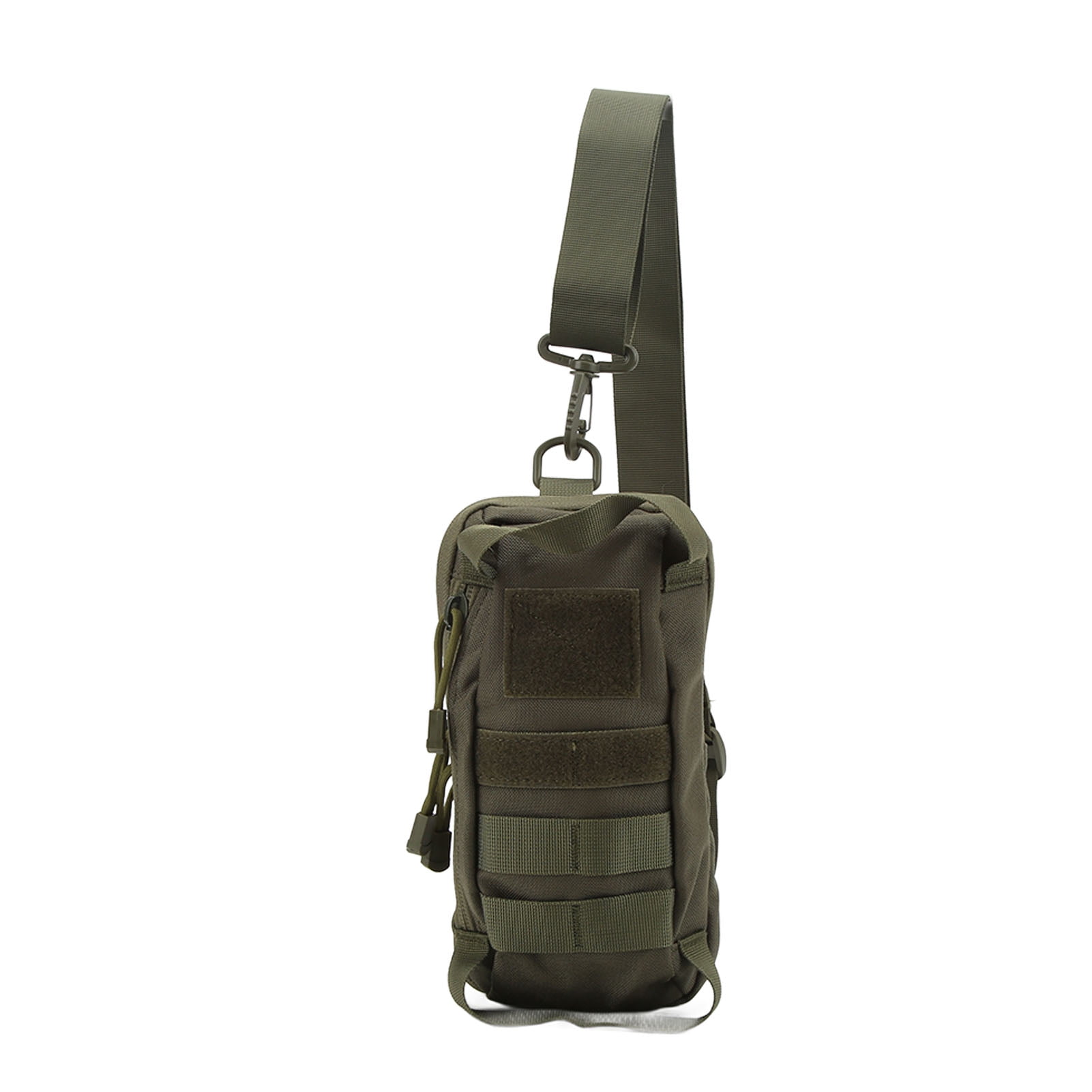 Molle Backpack Pouch Bag Waterproof Military Sing Pack Bag Sling Shoulder Bag for Outdoor Hunting Running OD Green Walmart