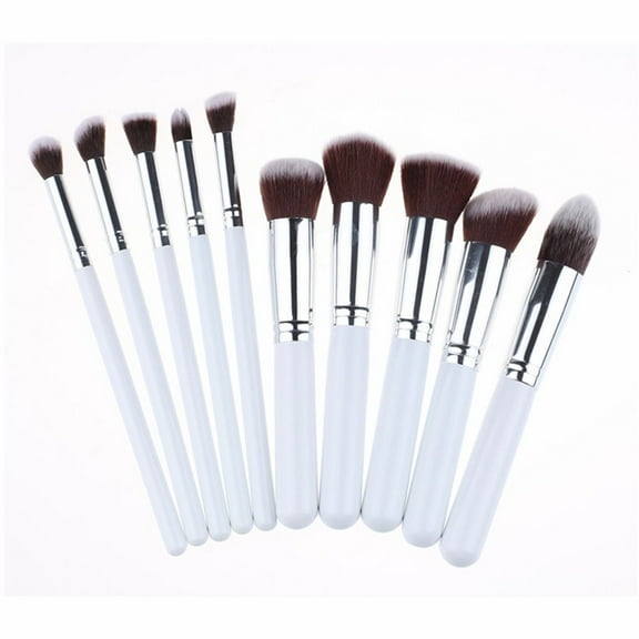 Kokovifyves Beauty Tools Makeup Brushes under $5 Slope Point Color Brush Inclined Head Double-layer Portable Soft Bristle Makeup Brush