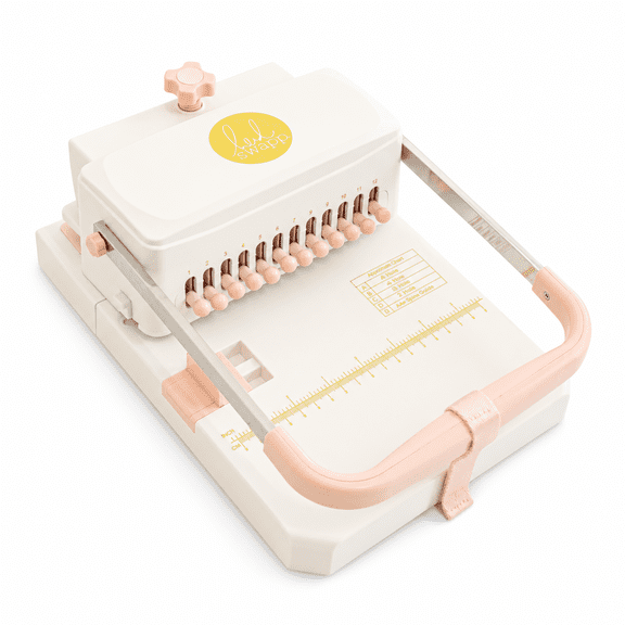 Heidi Swapp Book Binding Machine - DIY Twin-Loop Wire Book Binder Kit for Planners, Journals & Albums. Includes 20 Wires, Boards & Pliers