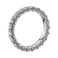thumbnail image 2 of 1.00 T.C.W Round Shape Natural Diamond Latest Design Wedding Eternity Band for Ladies Solid 950 Platinum Size 8, 2 of 7