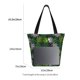 thumbnail image 3 of Balery Tropical Leaves1 Bolsa de Hombro con Diseño, Bolsa Grande y Duradera, Bolsa Versátil para Compras, 3 of 6