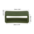 thumbnail image 2 of Uxcell Watch Band Strap Loops Silicone Watch Holder Keeper for 20mm Width Watch Band, Dark Green 4 Pack, 2 of 5