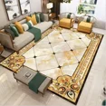 thumbnail image 3 of Alfombras de lujo vintage para sala de estar, decoración del hogar, alfombras grandes de 300 x 200 cm para dormitorio, mesita de noche, alfombra de piso antideslizante, lavable, 3 of 5