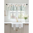 thumbnail image 2 of Valances for Windows Colorful Daisy Rod Pocket Cafe Window Treatments Valance Curtains for Kitchen Bathroom Laundry Basement Windows 42"x12", 2 of 9