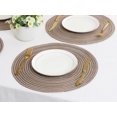 thumbnail image 5 of Unique Bargains Farmhouse Placemats Set of 6 Woven Placemats Coffee, 5 of 6