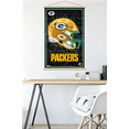 thumbnail image 5 of NFL Green Bay Packers - Neon Helmet 23 Wall Poster with Magnetic Frame, 22.375" x 34", 5 of 5