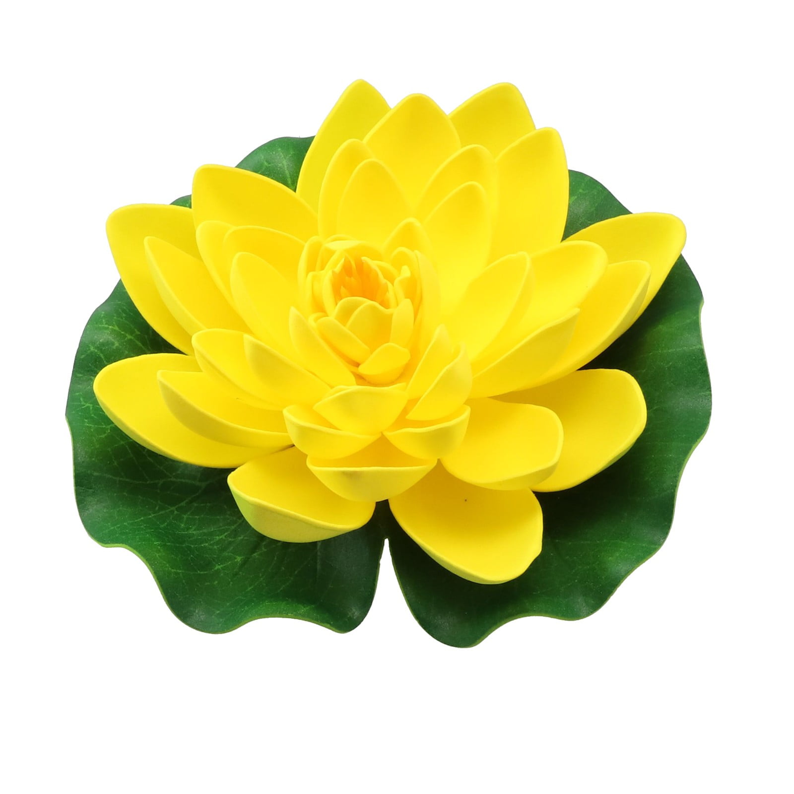 18cm Artificial Water Lily Floating Lotus Flower Pond Aquarium Decor