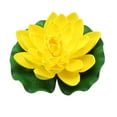 thumbnail image 1 of 18cm Artificial Water Lily Floating Lotus Flower Pond Aquarium Decor Multicolor, 1 of 3