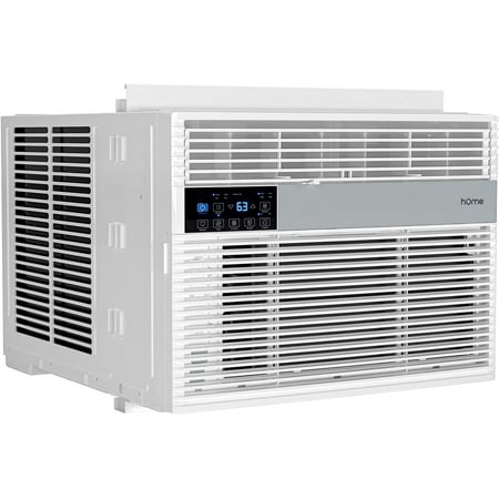 

hOmeLabs 10 000 BTU Window Air Conditioner with Smart Control – Low Noise AC Unit with Eco Mode LED Control Panel Remote Control (New 2022 Model)