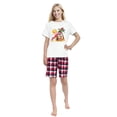 thumbnail image 4 of LuLiaMenton Family Matching Pajama Set Christmas in Summer Santa Surfing For Couple Lover, Womens 2XL, 4 of 5