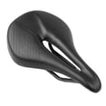 thumbnail image 2 of Asiento de bicicleta Soledad Cojín de ciclo fibra de carbono Ajuste universal 24cmx14.3cmx7.5cm, 2 of 10