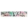 thumbnail image 3 of MKHERT Retro Paris Pattern Table Runner for Kitchen Wedding Party Home Decor 14x72 inch, 3 of 4
