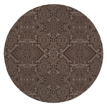 Mamluk Chocolate Area Rug by Kavka Designs