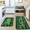 thumbnail image 5 of Faptoena St Patricks Day Kitchen Rugs and Mats Sets of 2,St.Patrick''s Day Kitchen Decoration Rubber Backing Non-Slip Absorbent Kitchen Mats for Sink,Waterproof Runner Rug for Laundry Room, 5 of 6