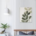 thumbnail image 3 of COMIO Sage Green Bohemian Wall Art, Minimalist Framework Wall Art, Geometric Lines and Leaves, Beige Green Canvas Art, Abstract Plants Bohemian Room Decoration, Living Room and Bathroom Decoration, 3 of 4