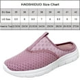 thumbnail image 5 of Women's Mules Clogs for Women Mesh Mules Sneaker Sandals for Female Lightweight Beach Shoes, 5 of 8