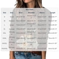 thumbnail image 2 of Craaazy Halloween Plus Size Casual Tops for Women Solid Color V Neck 3/4 Length Sleeve Halloween Printed Stretch Autumn Festival Daily Wear Blouse, 2 of 5