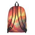 thumbnail image 3 of Colorful Starry Sky and Universe Backpack for School, Cute School Bag with Adjustable Shoulder Straps and Padded Back, 15.7"x11.8"x5.5", 3 of 5