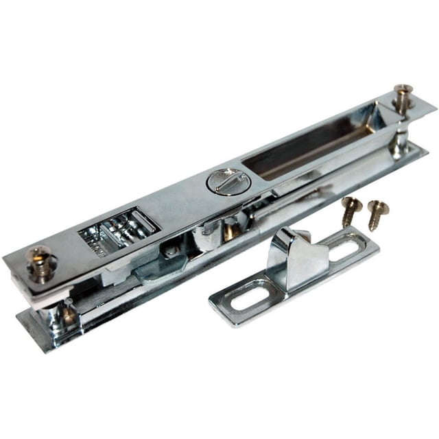 Puerta de patio Lock Barton Kramer, 17 cm, cromada, sin llave