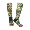 thumbnail image 4 of Balery Vegan1 Printed Novelty Socks Men's Women's Crew Socks Sports Socks Knee High Socks Cotton Socks Quirky and Cool Socks, 4 of 9