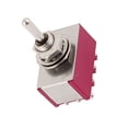 thumbnail image 4 of 250V/120V 2A/5A 4PDT ON/OFF/ON 3 Positions 12 Pin Electric Toggle Switch Red, 4 of 4