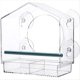 thumbnail image 3 of Comedero para Pájaros, Comedero para Pájaros con Ventana Transparente de Acrílico, Bandeja para Jardín y Comedero para Mascotas, 3 of 5