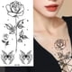thumbnail image 1 of Tatuajes temporales para hombres, mujeres y adultos. Tatuajes abstractos con rosas., 1 of 2