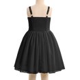 thumbnail image 2 of IBTOM CASTLE Tween Girls Midi Corset Dress for Middle School Dance Party Summer Vacation Sundresses Holiday Junior Dresses 10-11 Years Black, 2 of 7