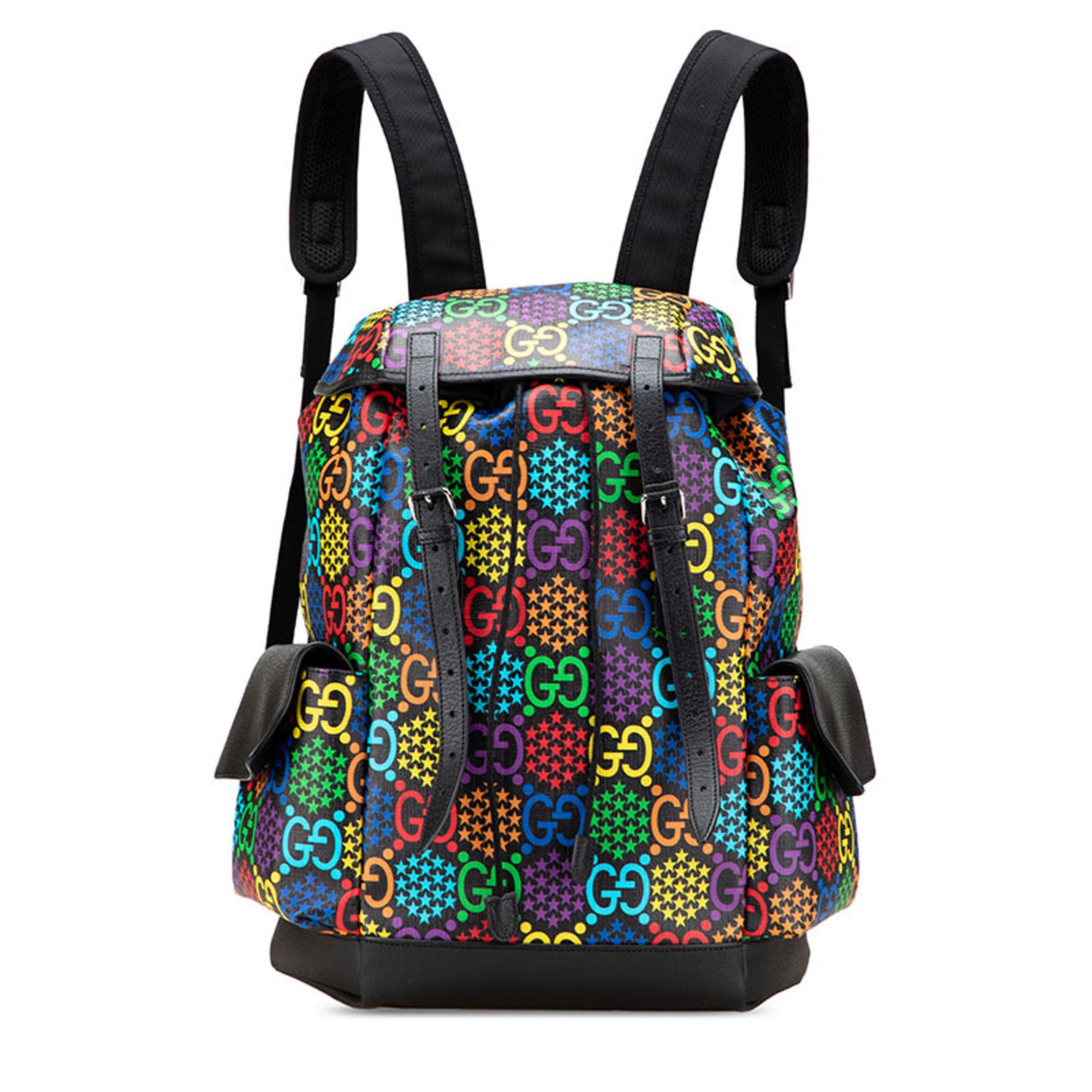 Pre-Owned GUCCI 696013 Interlocking G Medium Tiger Backpack 