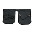 thumbnail image 1 of Bolsa de herramientas para electricista, bolsa de jardinería multiusos, de herramientas para cinturón, ligera, con múltiples bolsillos, color negro,, 1 of 8