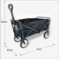 thumbnail image 2 of Carrito Vagon Plegable De Carga Multiusos Con Ruedas Camping negro, 2 of 8