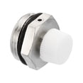 thumbnail image 5 of REGALWOVEN 3/4" BSP Male Thread Manual Radiator Air Vent Valve, Nickel Plated Brass Plug Valve, 5 of 6