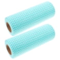 thumbnail image 1 of 2 rollos de paños de cocina desechables lavables para limpiar a mano y limpiar superficies de metal o vidrio., 1 of 4