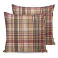 thumbnail image 7 of Outdoor Pillow Covers Throws Fall Retro Tartan Stripe,Waterproof Pillow Cases Pack of 2 Thanksgiving Vintage Plaid,Durable Cushion Cover Pillowcase for Patio Balcony Couch Garden, 7 of 7