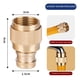 thumbnail image 1 of Outdoor Garden Tap Kit Brass Hose Connector Adaptor Fittings Spray Nozzle, 1 of 5