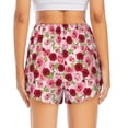 thumbnail image 4 of Fotbe Rose Flowers Womens High Waist Running Shorts Athletic Workout Quick Dry Shorts for Women with Pockets Gym Yoga Summer Shorts-XX-Large, 4 of 9