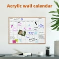 thumbnail image 2 of VUSIGN Magnetic Monthly Calendar Whiteboard, 17'' x 23'' Dry Erase Calendar for Wall Office School Home, Rose Gold Frame, 2 of 6