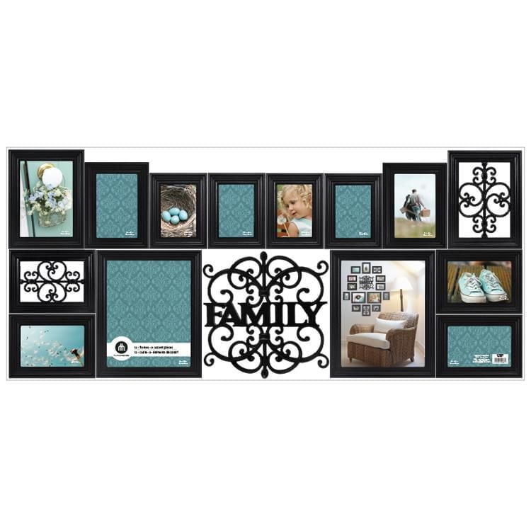 Brackow Family 15-Piece Set, Black