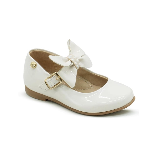 Flat Balerina Primera Comunion Graduacion Charol Beige beige 16
