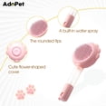 thumbnail image 2 of Self-Cleaning Pet Grooming Brush with Water Spray – Cat Paw Design Slicker Brush for Dogs & Cats, Rounded Bristles for Removing Loose Hair & Tangles, 2 of 4