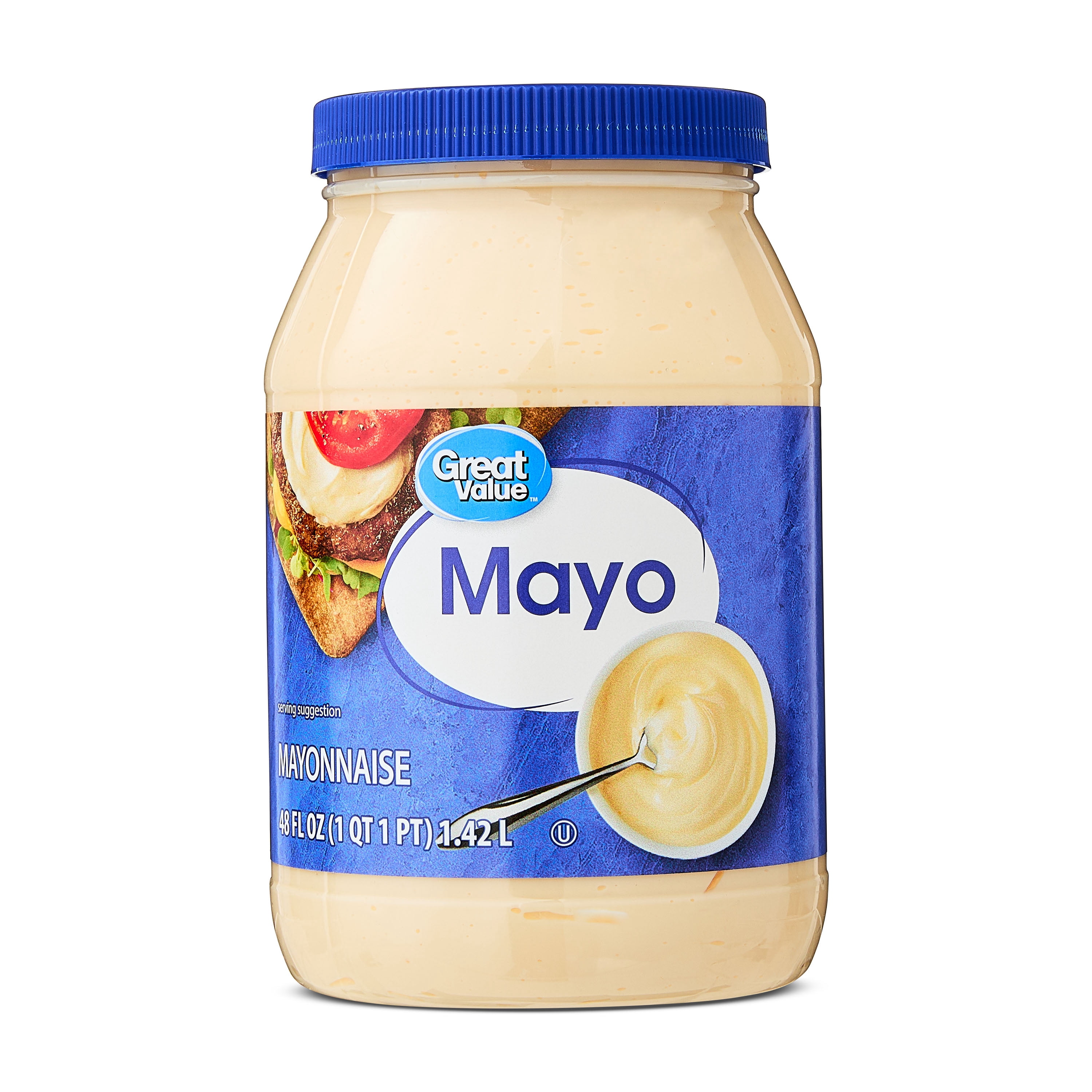 (6 pack) Great Value Mayonnaise, 48 fl oz