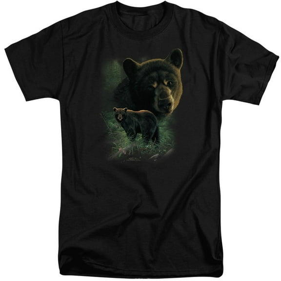 Wildlife - Black Bears - Tall Fit Short Sleeve Shirt - XXX-Large