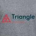 thumbnail image 3 of CafePress - Triangle Education Foundation Tagline T Shirt - Women's V-Neck Dark T-Shirt, 3 of 4