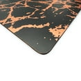 thumbnail image 2 of Dainty Home Marble Cork Foil Printed Marble Granite Designed Thick Cork Textured 15" x 15" Square Placemat Set of 4 in Black And Rose Gold, 2 of 4